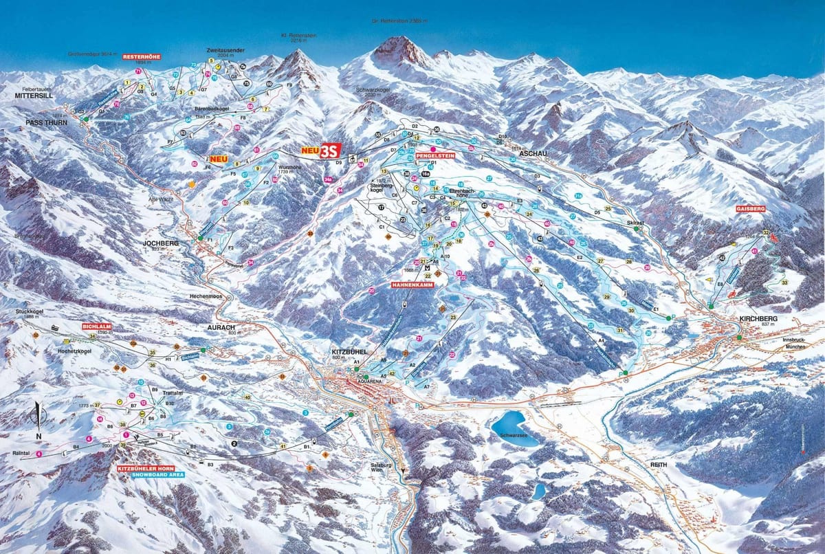 harita şehir Lüksemburg