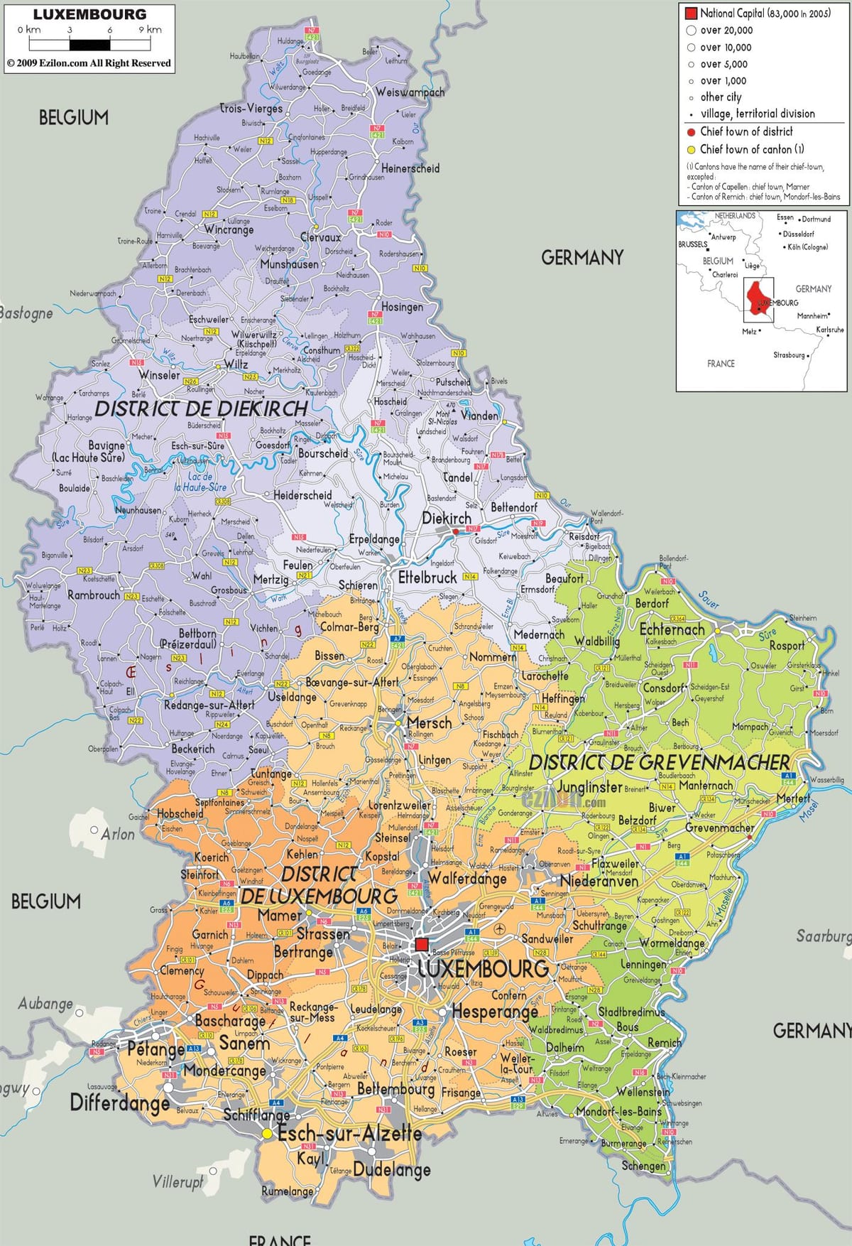 Lüksemburg ülke göster