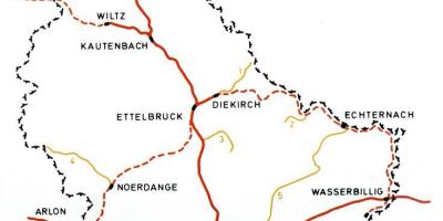 Lüksemburg demiryolu haritası