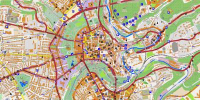 Lüksemburg şehir merkezi Haritayı göster 